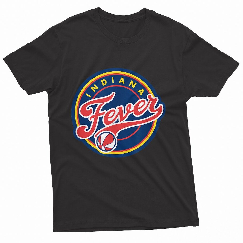 WNBA Indiana Fever Fan Base Black T-Shirt